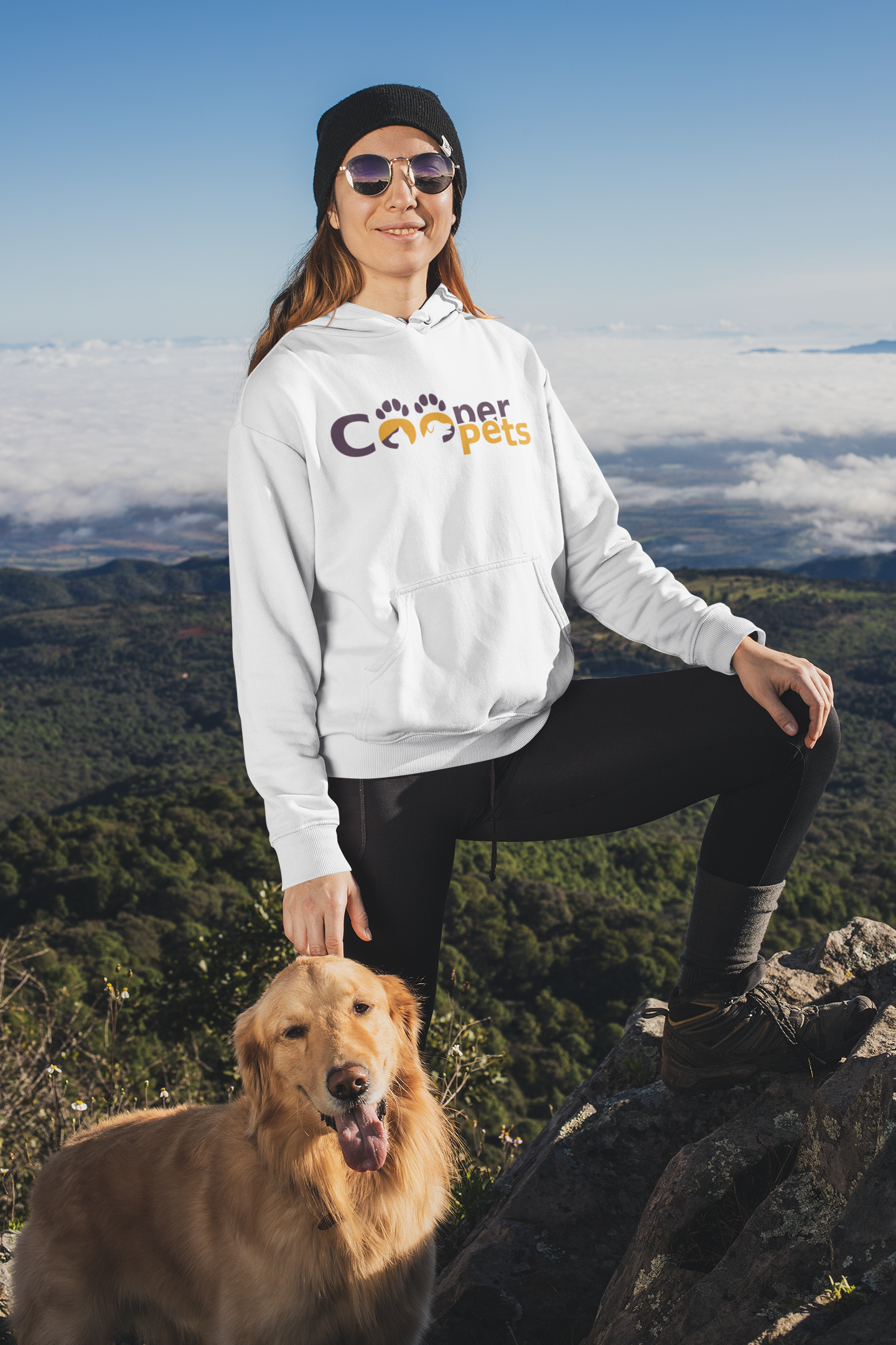 pullover-hoodie-mockup-featuring-a-woman-hiking-with-her-dog-30495